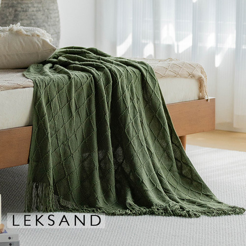 网红ins风沙发盖毯简约高级感针织毯客厅办公室夏季午睡毯床尾毯