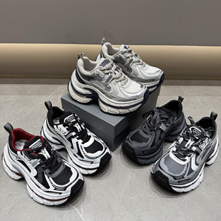 巴黎欧货舒服老爹鞋 小个子松糕厚底百搭休闲运动棉 女2025秋冬同款