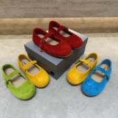 芭蕾风瓢鞋 百搭休闲一脚蹬玛丽珍鞋 潮 女2026春新款 真皮厚底勃肯鞋