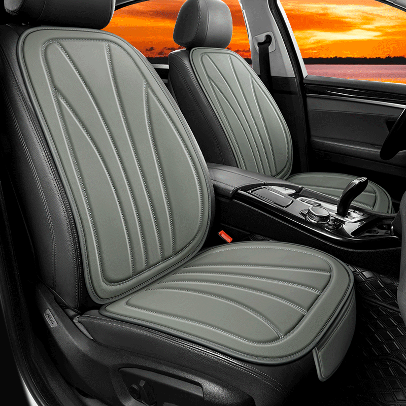 汽车坐垫三件套四季通用单片皮质单个屁屁垫无靠背夏季全包车座垫