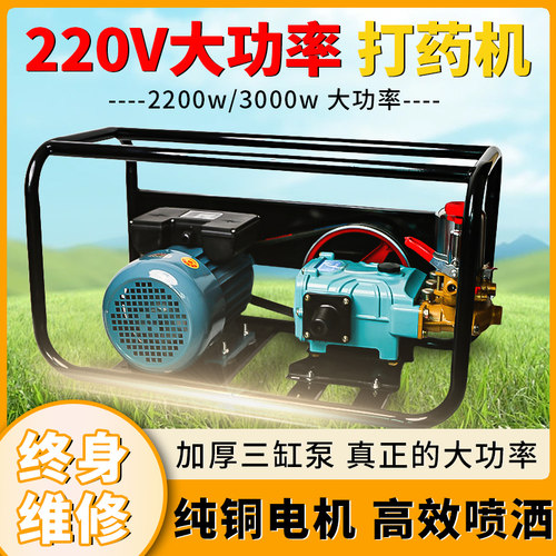220v园林电动高压果树农用喷药器