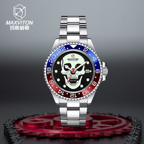 黑水鬼男士手表防热水潜水表