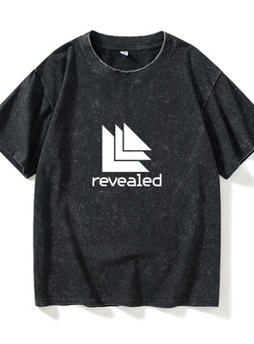 DJ Hardwell revealed厂牌T恤短袖新款衣服女男圆领大码宽松夏季