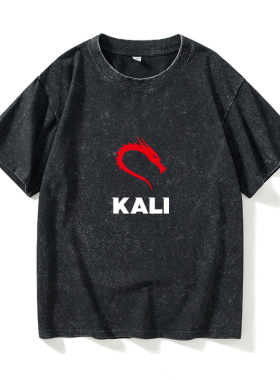 blackarch黑客linux程序员tkalilinux极客T恤短袖衣服女男圆领大