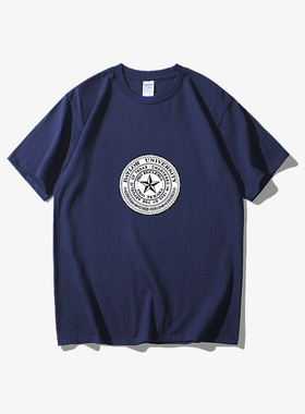 名校贝勒大学Baylor学生校服T恤短袖潮衣服女男圆领大码宽松夏季