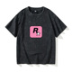 Rockstar Games R星标志T恤短袖 电玩游戏公司 潮衣服女男圆领大码
