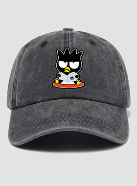 动漫卡通三丽鸥 sanrio BadBadtz maru 酷企鹅周边帽子棒球帽男女