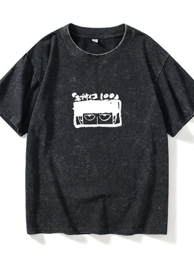 灵能ONE路人超能Mob Psycho100服T恤短袖个性衣服女男圆领大码宽