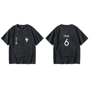 18法国国家队球衣训练服 7号格列兹曼 姆巴佩 博格巴T恤短袖大码