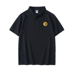 中国武术协会裁判学校服练功服教练员工作服polo衫翻领T恤短袖打