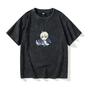 阴阳师游戏大天狗服周边妖刀姬茨木童子ssr动漫T恤短袖 衣服女 个性