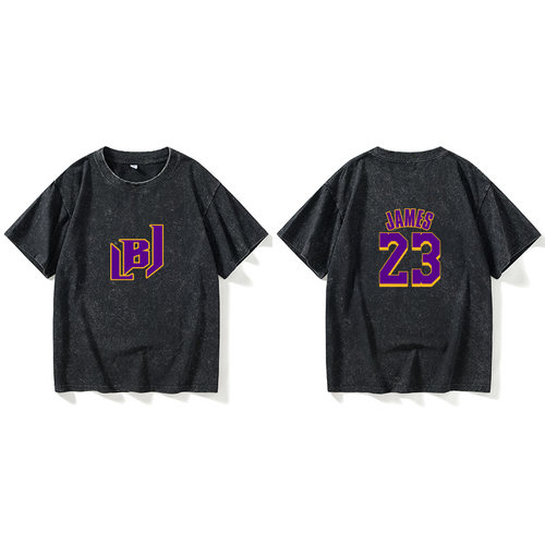 LBJ勒布朗詹姆斯小皇帝湖人23T恤