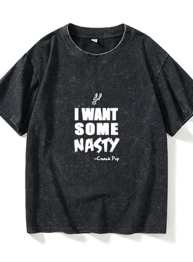 球迷波波维奇邓肯马刺 I want some nastyT恤短袖黑色衣服女男圆