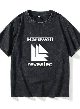 欧美潮牌纯棉DJ Hardwell revealed厂牌 电音T恤短袖新品衣服男女