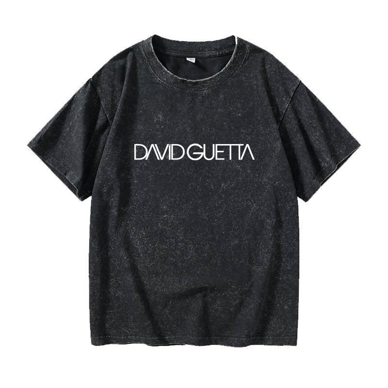 DJ 电音制作人 David Guetta 大卫·库塔T恤短袖潮衣服女男圆领大