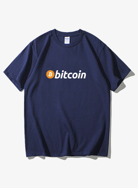 区块链比特币ethereum币圈狗狗币T恤短袖潮衣服女