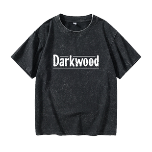 Darkwood 阴暗森林T恤短袖新品衣服女男圆领大码宽松夏季情侣装棉