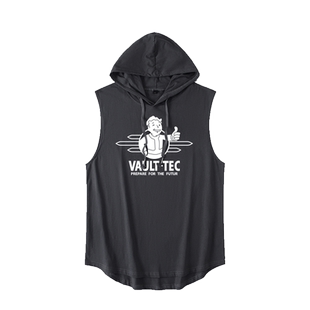 游戏Fallout 4 辐射4 pipboy Vault-tec周边背心T恤无袖短袖百搭