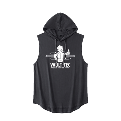 游戏Fallout 4 辐射4 pipboy Vault-tec周边背心T恤无袖短袖百搭
