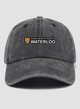 滑铁卢大学University of Waterloo纪念品周边校服帽子棒球帽男女