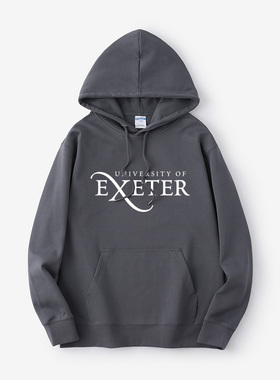 埃克塞特大学University of Exeter纪念品周边校服卫衣连帽个性衣