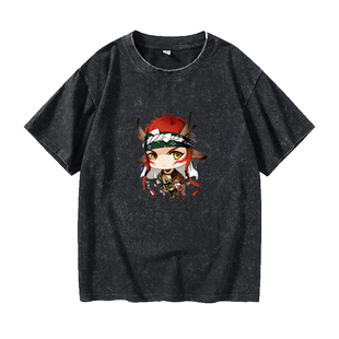 阴阳师游戏大天狗服周边妖刀姬茨木童子ssr动漫T恤短袖个性衣服女