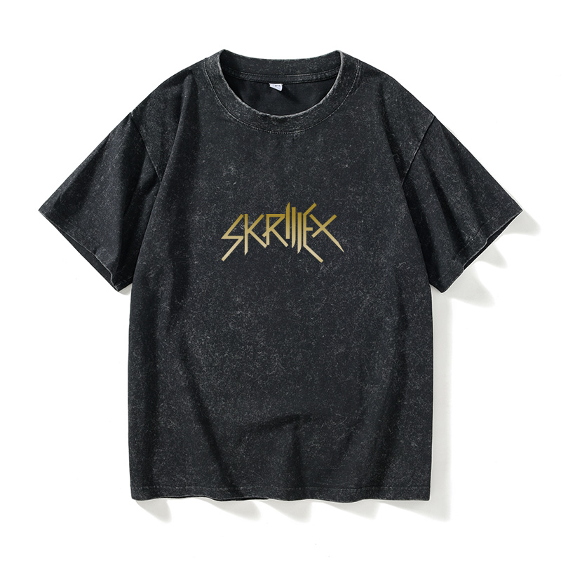 DJSkrillex欧美潮牌T恤短袖学