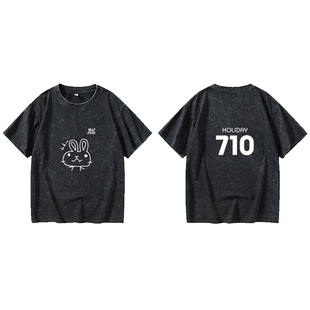 AKB48阿酱前田敦子同款世界杯T恤短袖韩版衣服女男圆领大码宽松夏