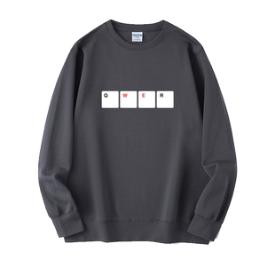 LOL周边WE战队队服LOL 键盘QWER卫衣圆领新款衣服套头男女上衣宽