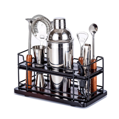 入门家用不锈钢调酒器套装礼盒鸡尾酒摇壶雪克壶酒吧用品调制工具