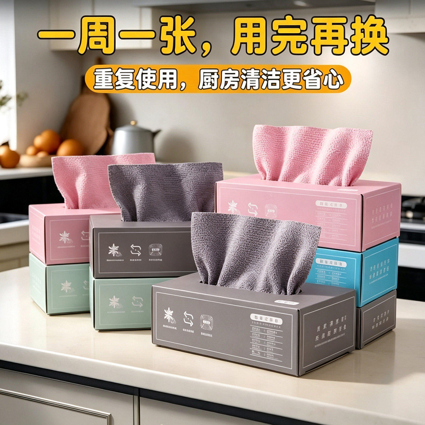 抹布厨房一次性抹布加厚