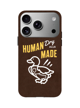 human made鸭子苹果手机壳全型号适配17ProMax/XSMax/16Pro/15/14Plus/13/12防摔耐磨简约个性保护壳男女