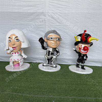 大型玻璃钢雕塑定制卡通