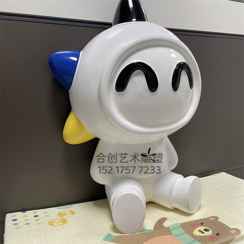 定制福利彩票吉祥物卡通摆件