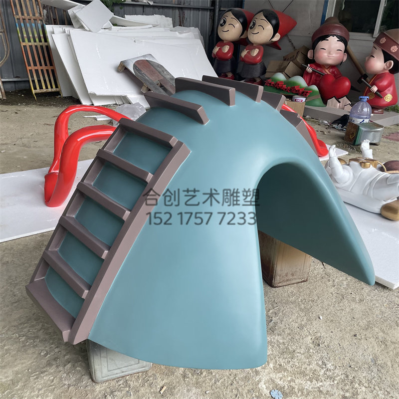 镂空爬爬洞蘑菇书架火箭