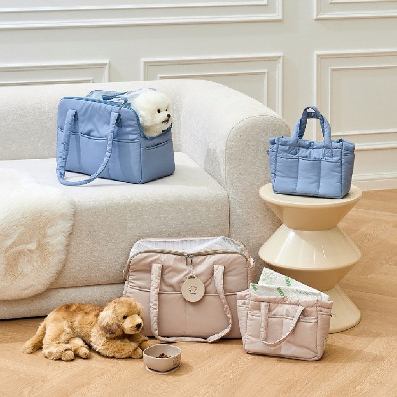 mollypets* 韩国代购正品羽绒舒适轻便猫咪狗狗 小型犬单肩外出包,宠物/宠物食品及用品,背包/箱包,淘宝优惠券,粉丝福利购,淘宝优惠卷