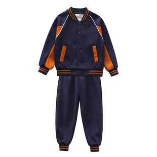 春夏四件套学院风棒球服校服套装小学生男女童班服幼儿园服三件套