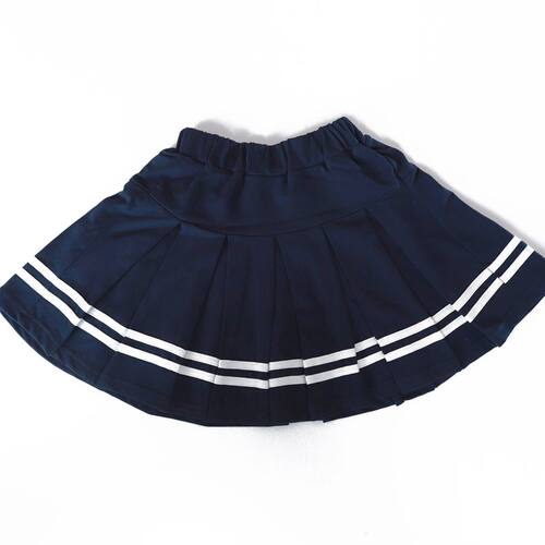 学院风半身裙藏青防走光童裤校服