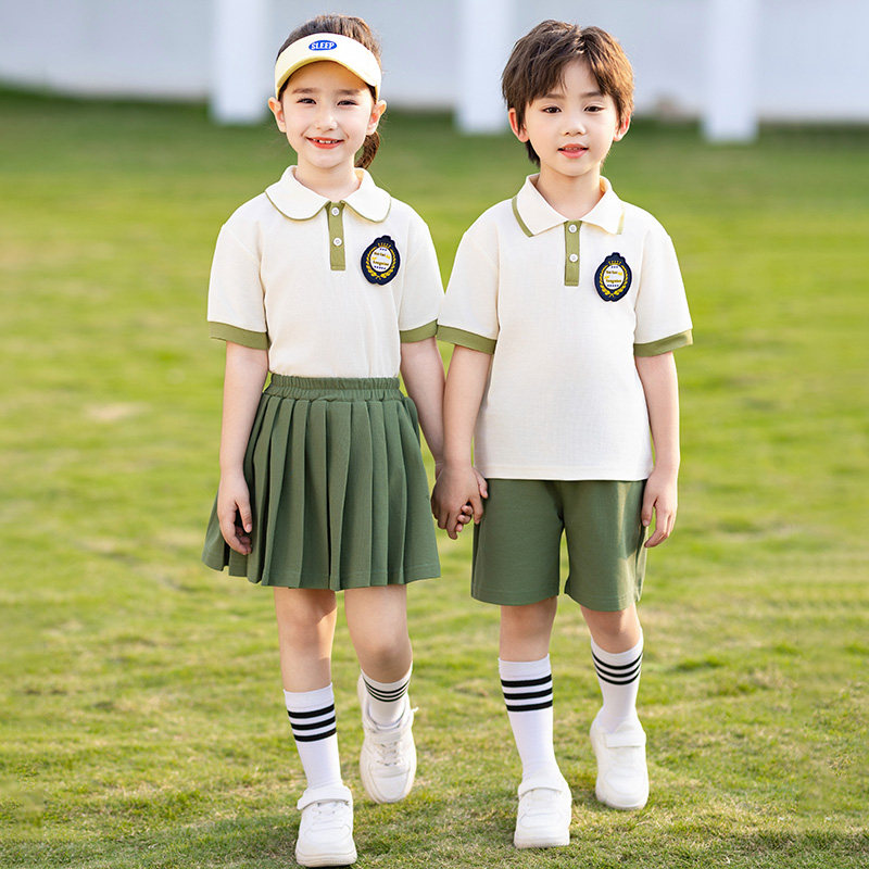 夏季幼儿园园服六一合唱毕业集体拍照服小学生一年级班服校服套装