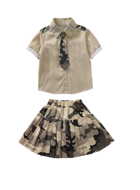 IPJ儿童夏令营迷彩服演出服