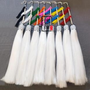 拂尘道具佛尘浮尘法器戏剧仿马尾浮尘九莲蝇甩子太极太监拂尘浮沉