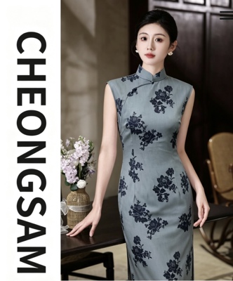 仟祺予2026年新款新中式国风改良旗袍年轻款春夏新款125cm