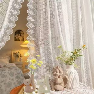 欧式客厅厨房浴室儿童房提花蕾丝纱簾