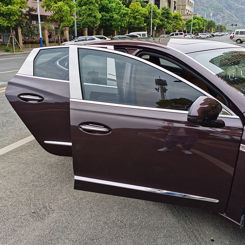 16-25款别克新君越不锈钢中柱饰条门窗BC柱车身外观亮条改装饰贴