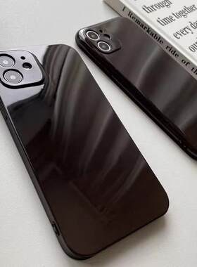 黑色亮面17Promax适用小米15/14/13Pro手机壳12直边11青春版10s白色Civi3/2全包1S防摔全包镜头Ultra高级感套