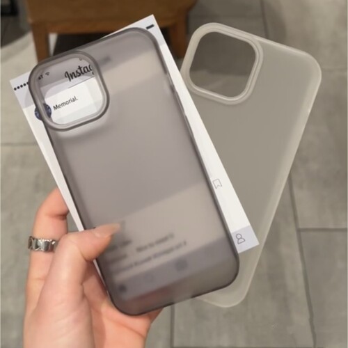 半透明黑灰色K12/k10适用oppoReno12/13/10手机壳子98pro7se/6/5/A93S/A72大孔FindX7ultra软X6防滑A2套A5pro