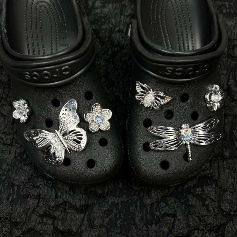 高级感金属蝴蝶蜻蜓装饰扣