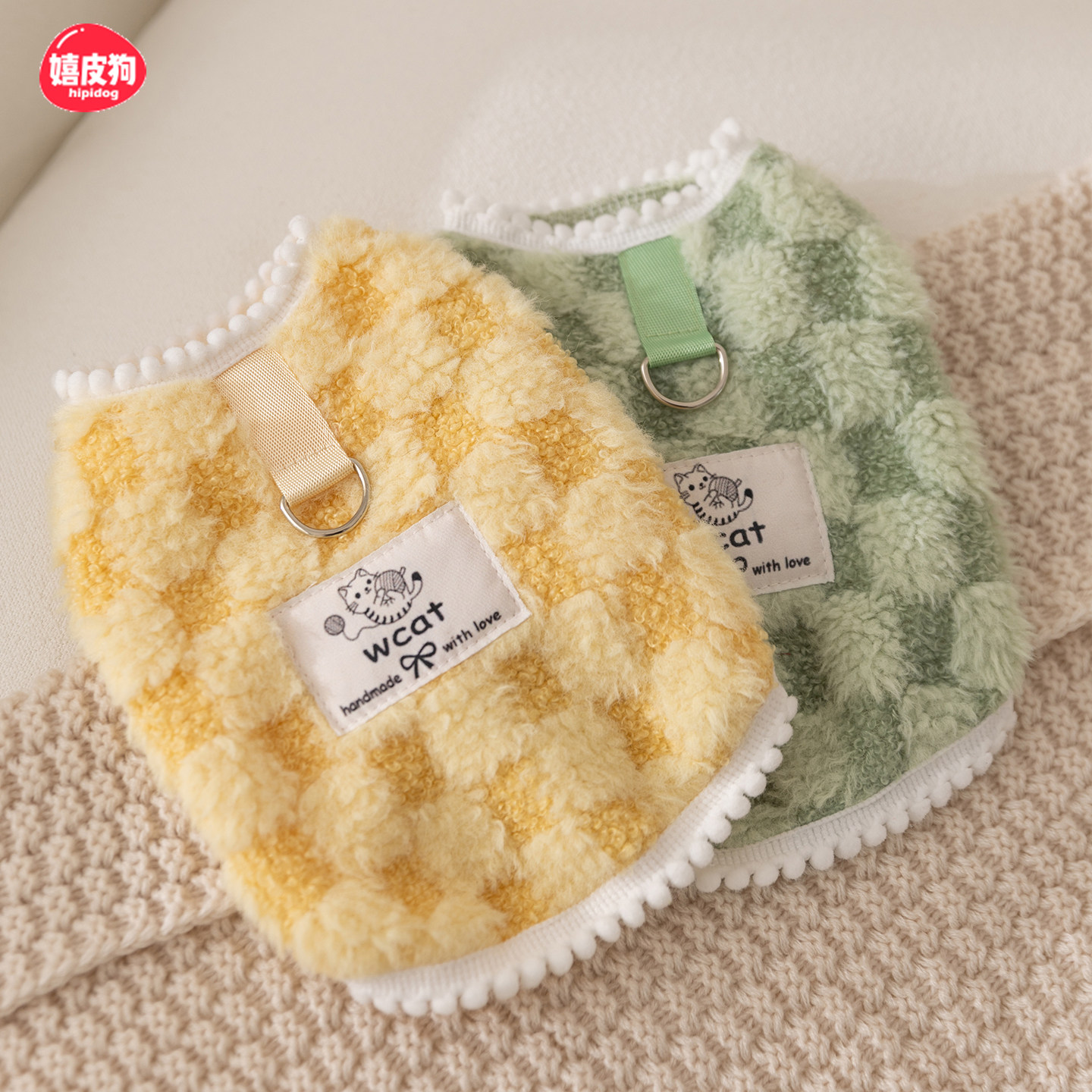 嬉皮狗超软狗狗宠物绒衣