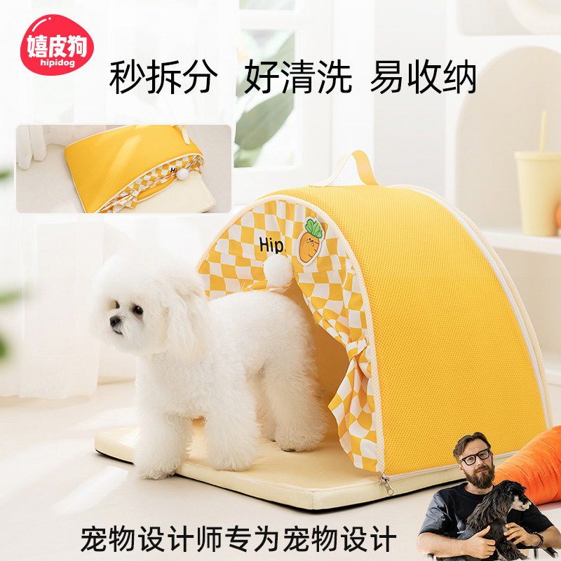 猫窝凉爽夏日弧顶帐篷图片