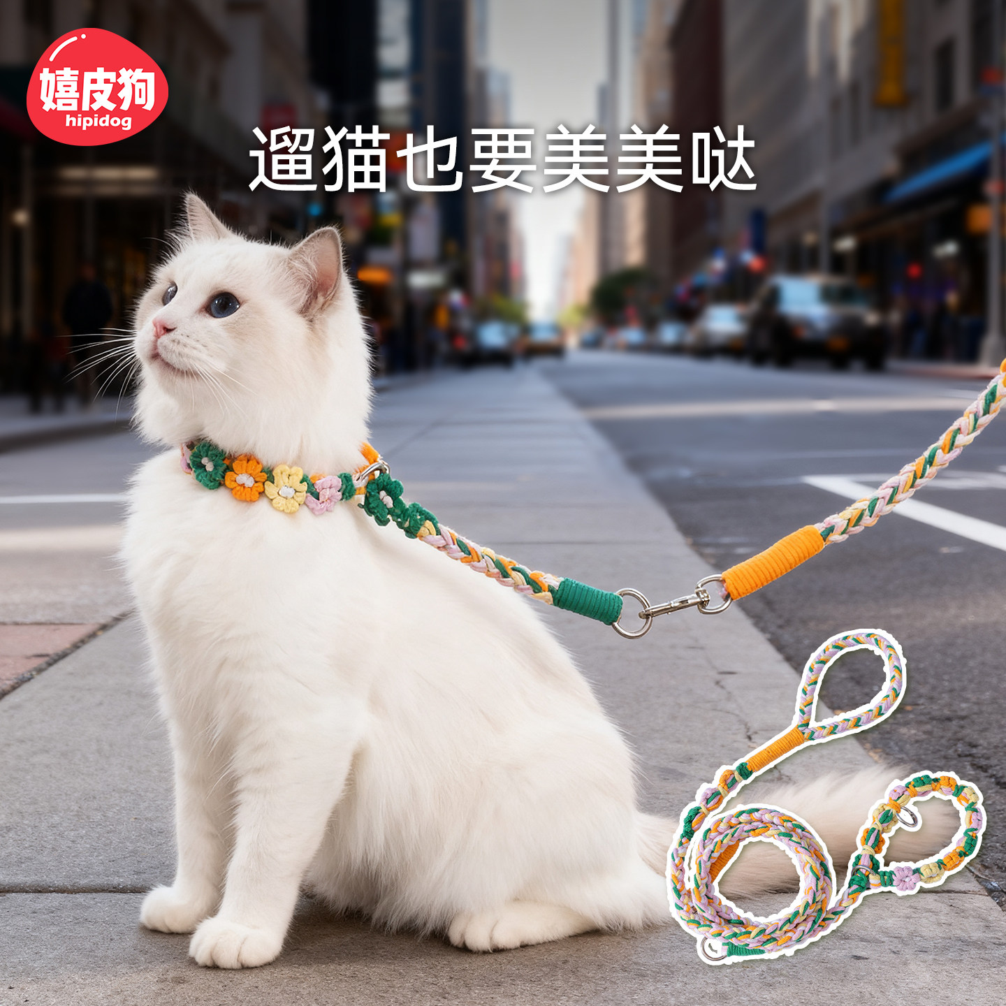 狗绳手工编织牵引绳遛狗绳小中大型犬多巴胺系列宠物牵引绳,宠物/宠物食品及用品,猫牵引绳,淘宝优惠券,粉丝福利购,淘宝优惠卷